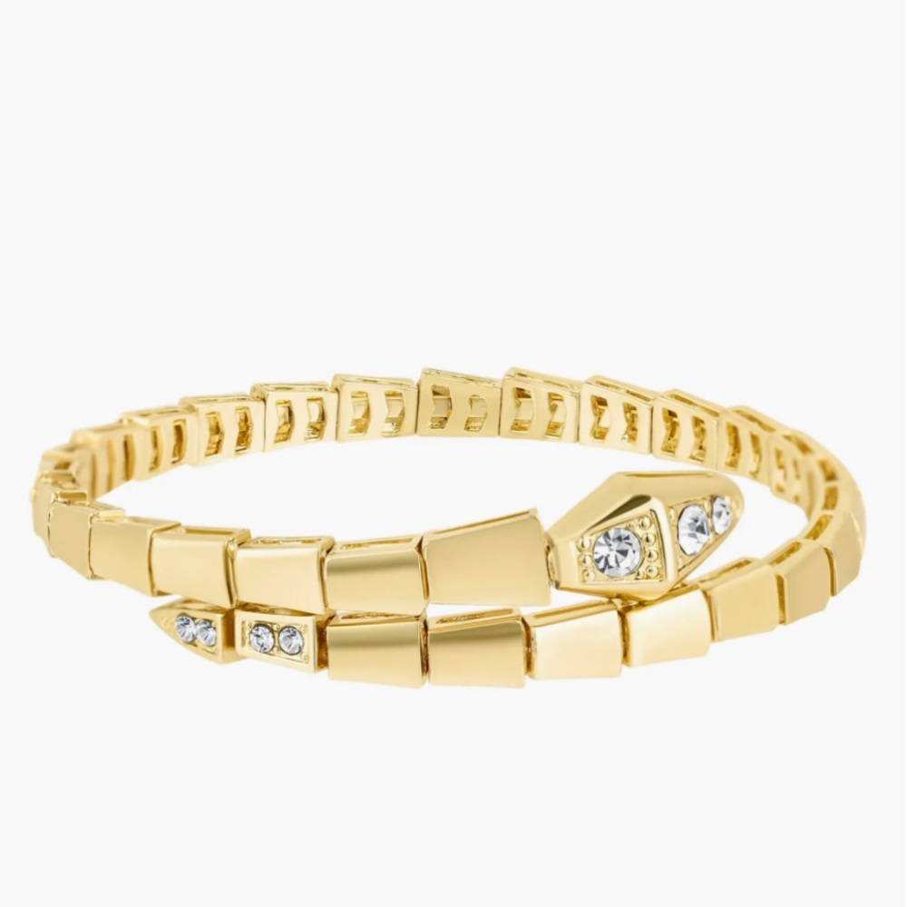 Adornia Snake Wrap Cuff Bracelet